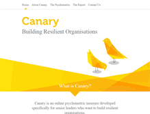 Tablet Screenshot of canarytest.com